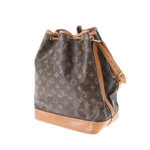 Louis Vuitton Brown Shoulder Monogram Bag Noe Canvas